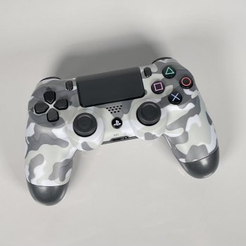 Sony PlayStation 4 mit NEUEN AKKU / PS4 kabelloser DualShock Controller/ Wireless Gamepad camouflage grau